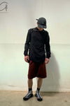 BORIS BIDJAN SABERI Plant-dyed drawstring shorts P21 F1506F-W